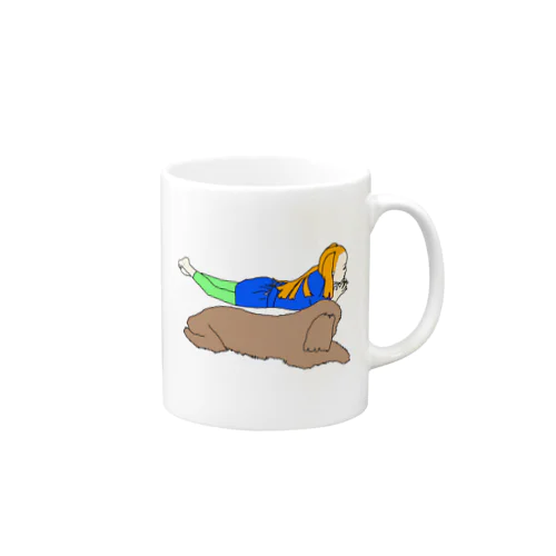 犬とギャル Mug