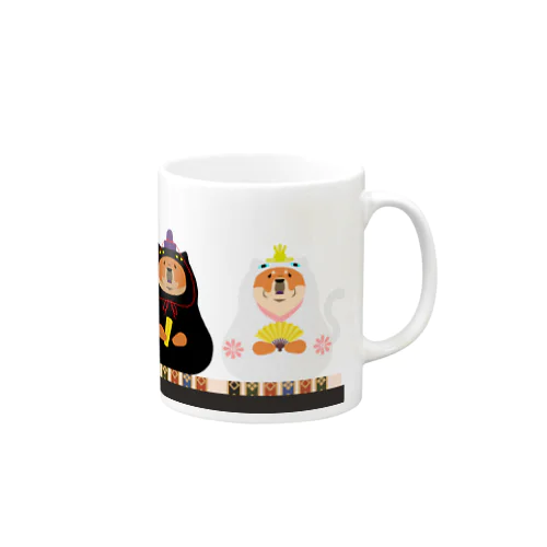 猫かぶりチャウさんのお雛様ごっこ Mug