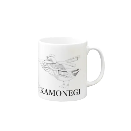 kamonegi モノクロ Mug