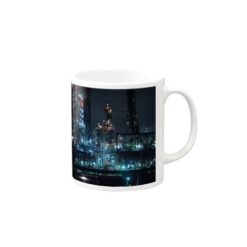 工場夜景 Mug