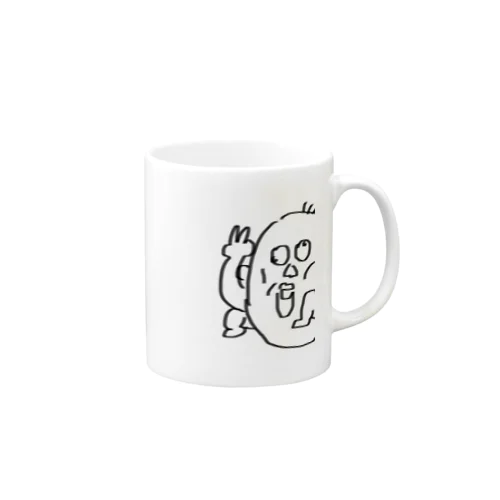 右から現れたファイト君 Mug