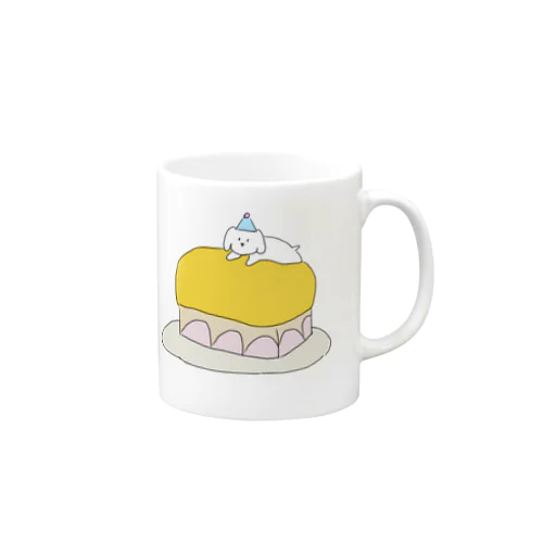 Lovely puppy cake Mug