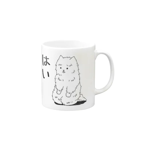 物分かりのいいネコ Mug