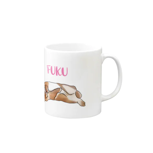 うさぎのふく（ゴロン） Mug