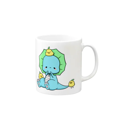 お座りえりまきティラノくん Mug