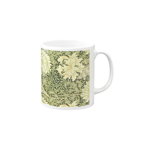 Chrysanthemum by William Morris マグカップ