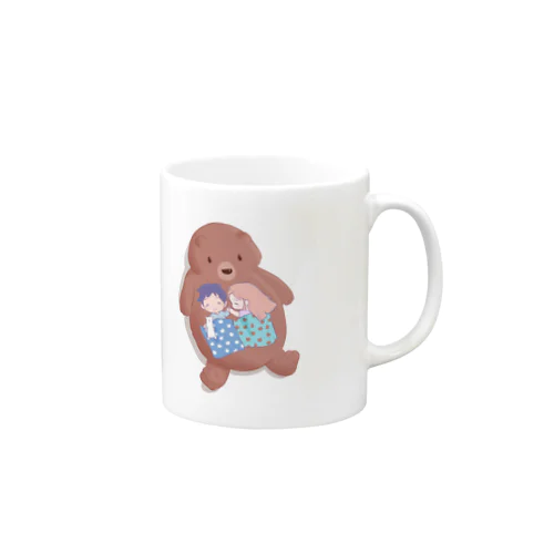 Sleepy Bear Snuggles Mug