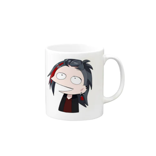 「伊賀守龍之助」アホゲー右向きマグカップ Mug