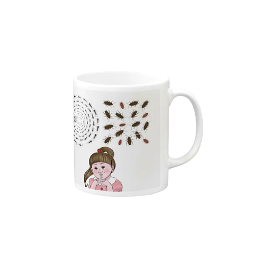 アリ🐜とゴキブリ🪳と友達女 Mug