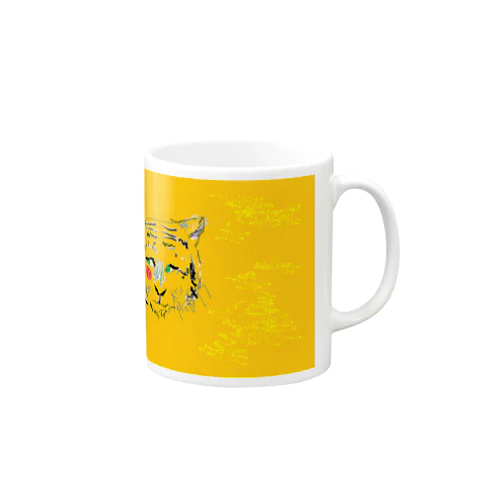 こう見えてトラです。 Mug