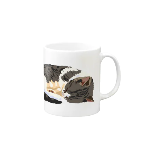 丸まる猫 Mug