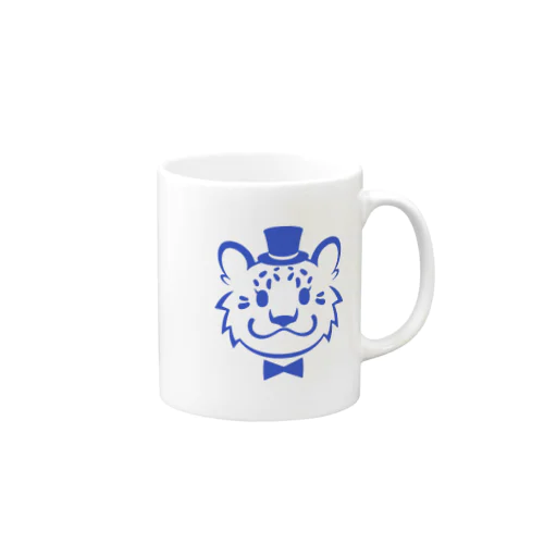 シルクハットなユキヒョウ Mug