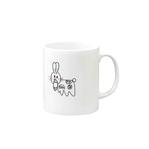 ウェーブしちゃう、うしぎ Mug