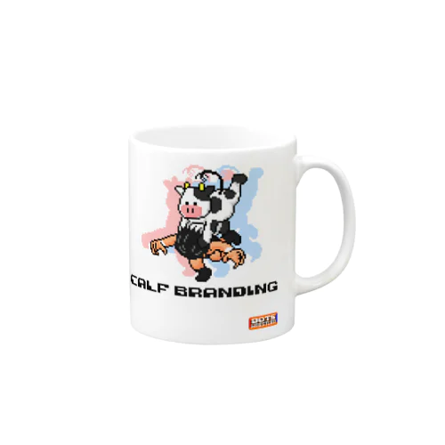 CALF BRANDING（Black Logo） Mug