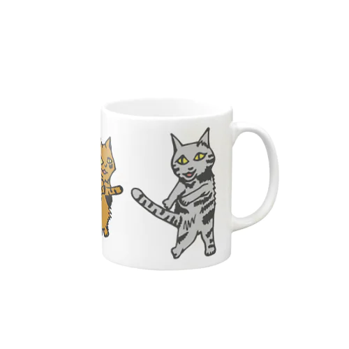 ダンシングキャット Mug