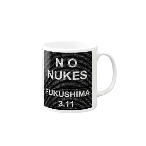 No Nukes Fukushima 3.11 マグカップ