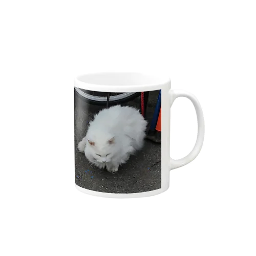 自転車屋のけむけむ猫 Mug