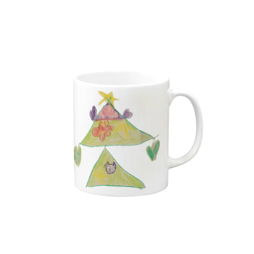 【子どもの絵】クリスマスツリー Mug