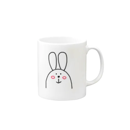 耳長うさぎさん Mug