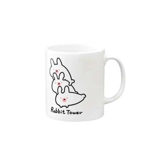 うさぎタワー Mug