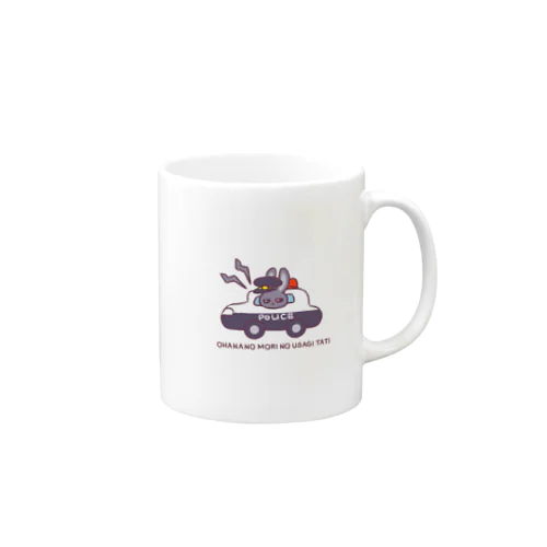 おはなの森のうさぎたち「ロズ 警察官」 Mug