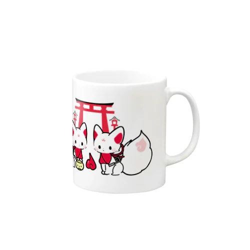 稲荷のおきつねさま【神仏系グッズ】 Mug