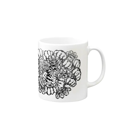 猫パンチ Mug