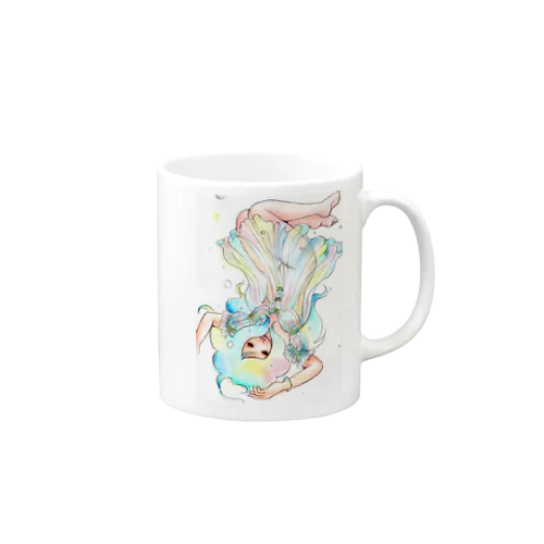 沈む、沈む Mug