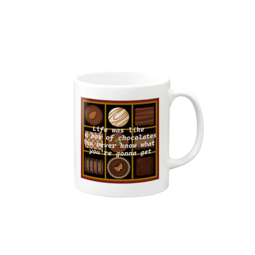 チョコレート名言 Mug