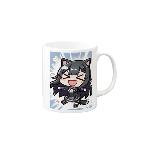 BIGSmile黒猫ちゃん Mug