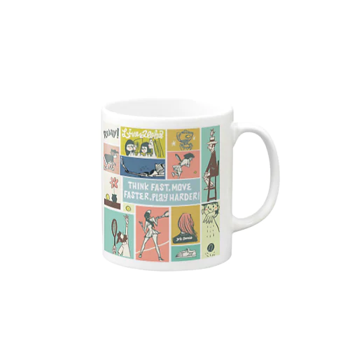 Y's Tennis グラフィックオリジナル Mug