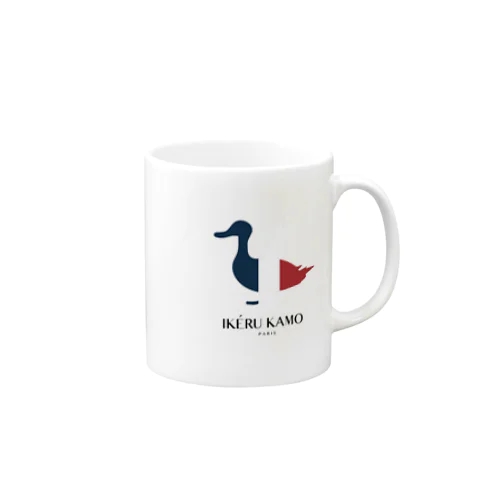 ルースニアイタイ_イケルカモ_黒字 Mug