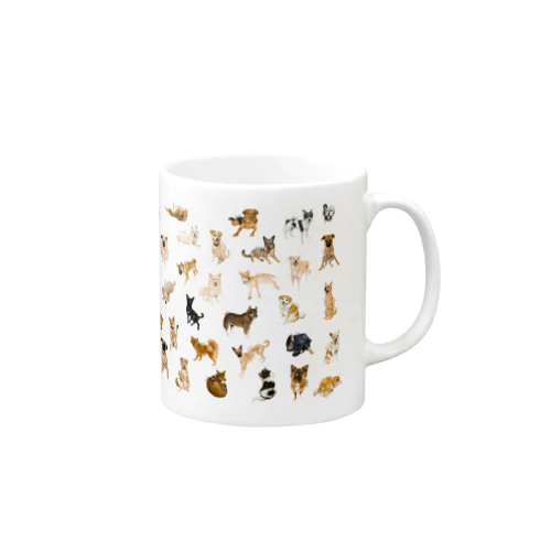 雑種犬マグカップ Mug