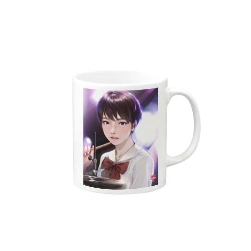 ドラム少女 Mug