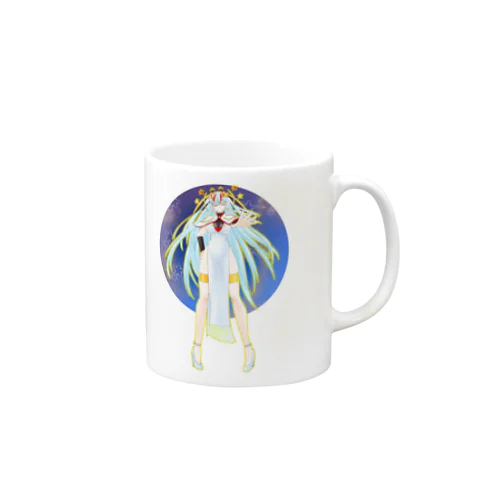 ティッシュババア(背景付き)マグカップ Mug