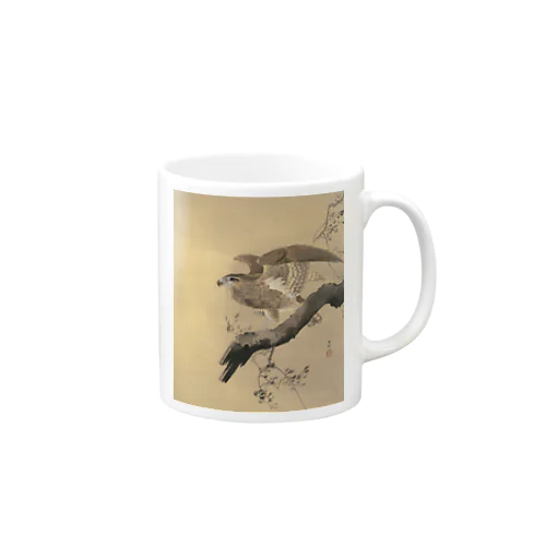 小原古邨　鷹　Ohara Koson / Falcon Mug