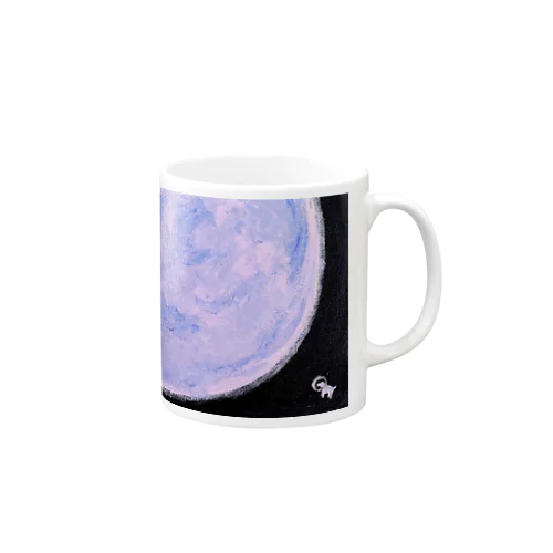 惑星と犬 Mug