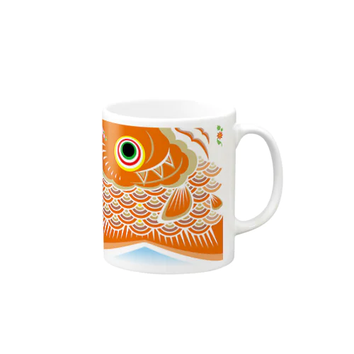 こいのぼり橙鯉 Mug