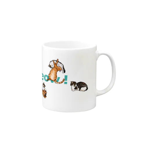 ペアねこグラス Mug