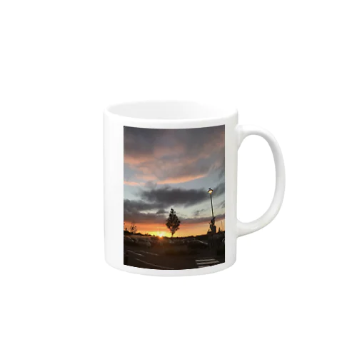 スコットランドの夕日 Mug