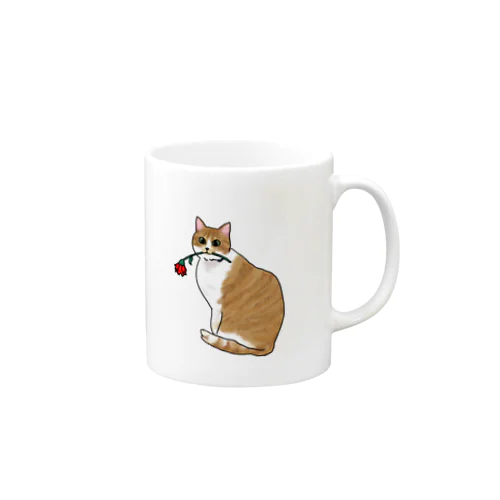 茶トラねこ　母の日 Mug