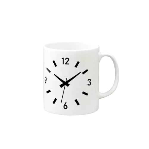レトロなアナログ時計（駅の時計） Mug