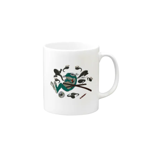 カエル剣士 Mug