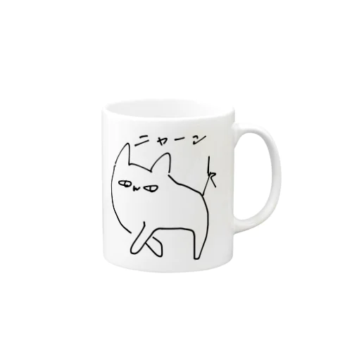 道端で見た野良ねこさん Mug