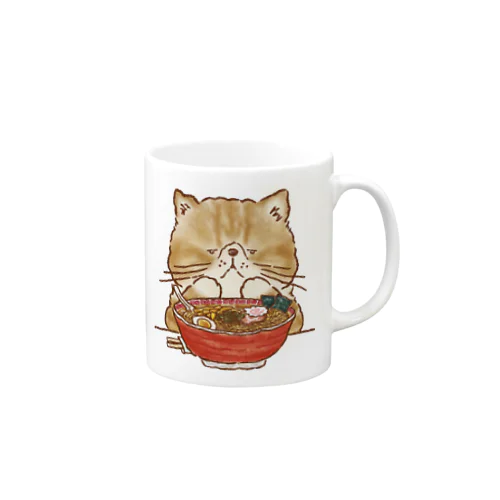 猫とラーメン Mug