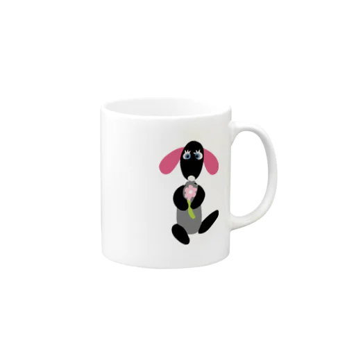 花好きのこいぬのベルちゃん Mug