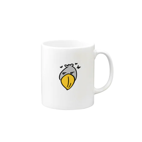 笑うなハシビロコウ Mug