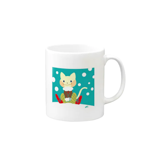 冬ねこ Mug