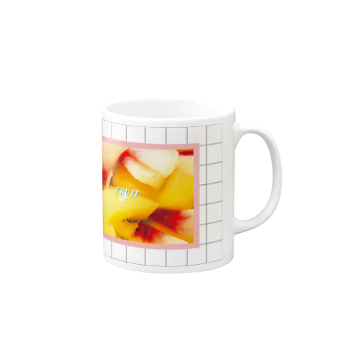 FRUIT　peach&goldkiwi Mug