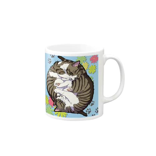 くるくる猫たち Mug